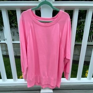 SOLD Pink oversized sweatshirt